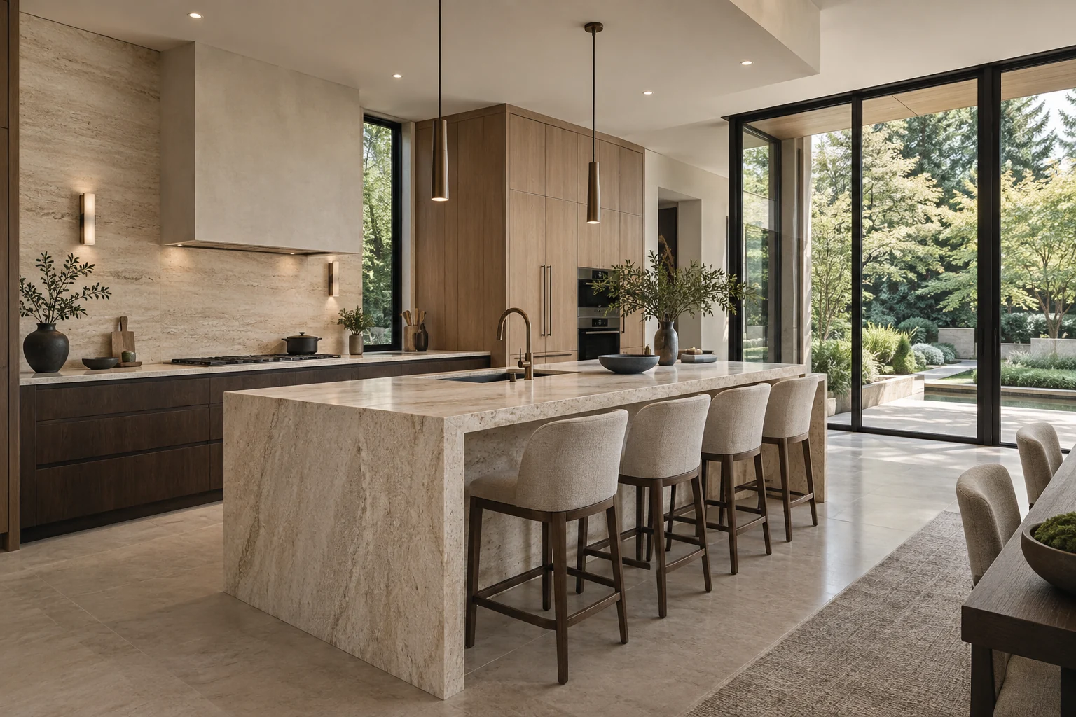 Kitchen / Crafted for gathering — original AI-generated design concept