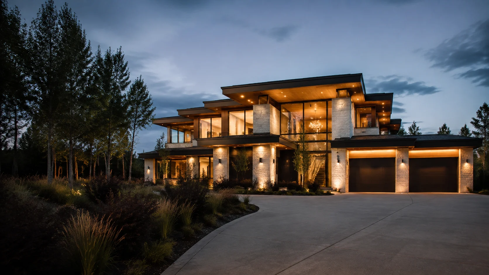 AI-generated exterior architectural concept